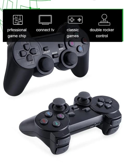 Wireless 4K Video Game Console, Double Wireless Controller Game player, Retro Handheld Game Player Console Wireless 4K Video Game Console, Double Wireless Controller Game player, Retro Handheld Game Player Console
